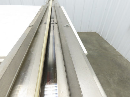 7.5"W x 84" Stainless Conveyor 1" Belt Width 60 FPM 98"OAL .25kw 230/460V 3PH