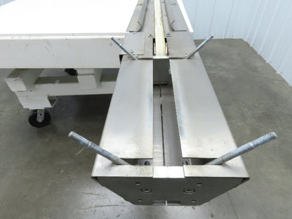 7.5"W x 84" Stainless Conveyor 1" Belt Width 60 FPM 98"OAL .25kw 230/460V 3PH