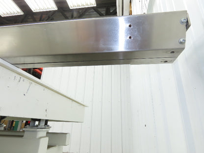 7.5"W x 84" Stainless Conveyor 1" Belt Width 60 FPM 98"OAL .25kw 230/460V 3PH