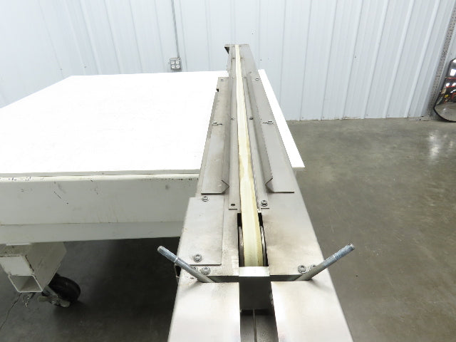 7.5"W x 84" Stainless Conveyor 1" Belt Width 60 FPM 98"OAL .25kw 230/460V 3PH