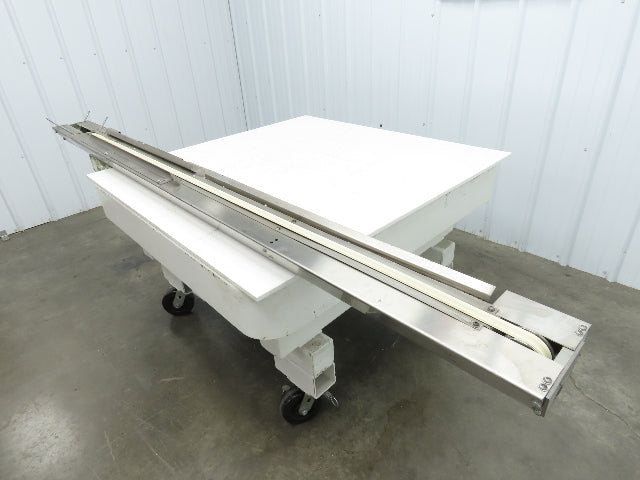 7.5"W x 84" Stainless Conveyor 1" Belt Width 60 FPM 98"OAL .25kw 230/460V 3PH
