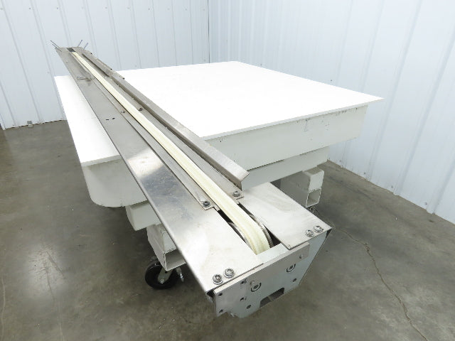 7.5"W x 84" Stainless Conveyor 1" Belt Width 60 FPM 98"OAL .25kw 230/460V 3PH