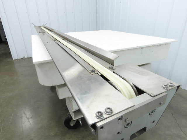 7.5"W x 84" Stainless Conveyor 1" Belt Width 60 FPM 98"OAL .25kw 230/460V 3PH