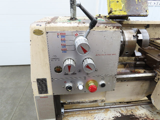 Willis PR1340 Micro Cut Turning Lathe 340x900mm 480V 3Hp 3Ph 36mm Bore Gap Bed