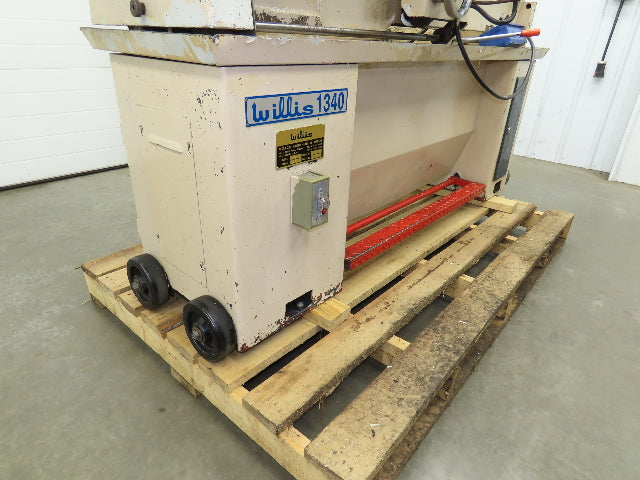 Willis PR1340 Micro Cut Turning Lathe 340x900mm 480V 3Hp 3Ph 36mm Bore Gap Bed