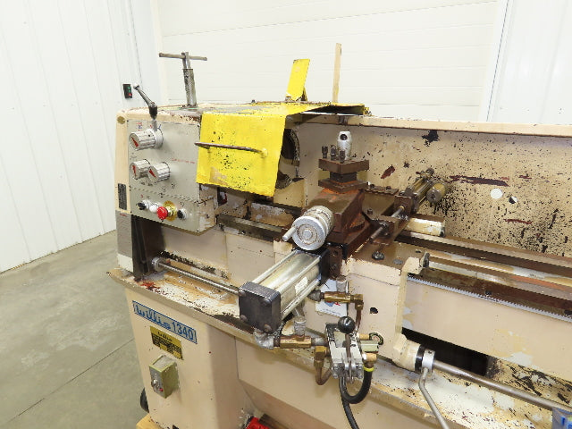 Willis PR1340 Micro Cut Turning Lathe 340x900mm 480V 3Hp 3Ph 36mm Bore Gap Bed