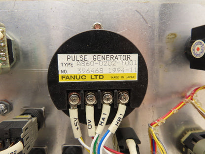 Haas Operator Pushbutton Switch Console w/ A860-0202-T001 FANUC Pulse Generator