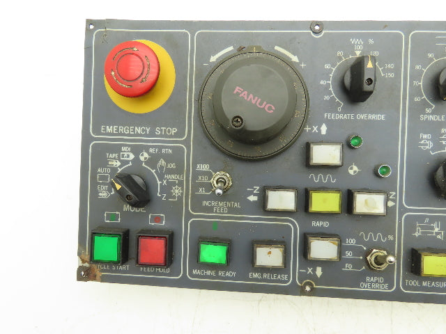 Haas Operator Pushbutton Switch Console w/ A860-0202-T001 FANUC Pulse Generator