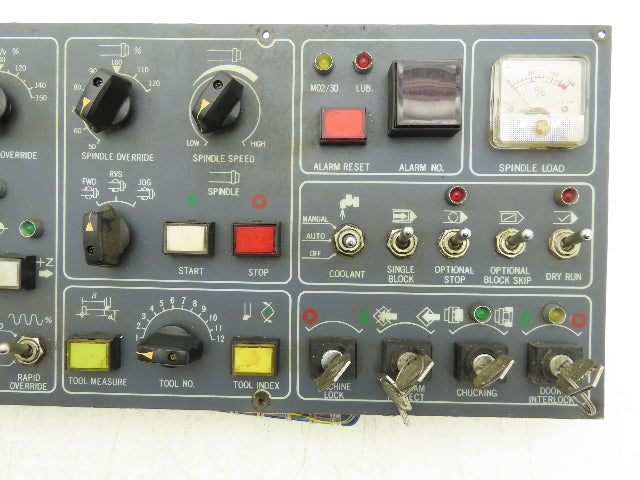 Haas Operator Pushbutton Switch Console w/ A860-0202-T001 FANUC Pulse Generator