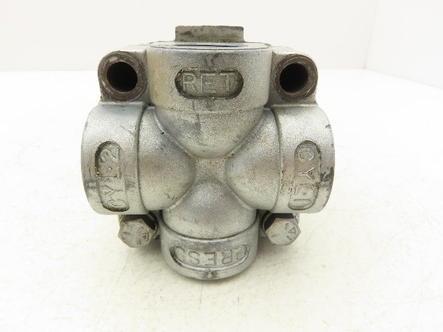 IMO Barksdale 6144R3HC3 Directional Control Valve High Pressure Side Porting