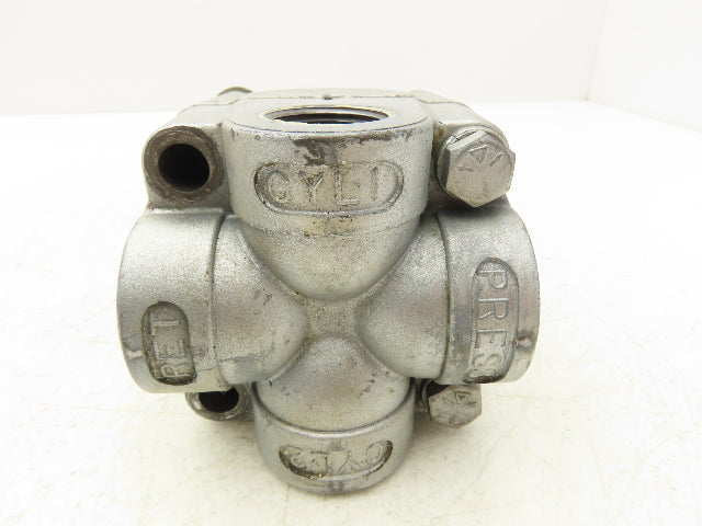 IMO Barksdale 6144R3HC3 Directional Control Valve High Pressure Side Porting