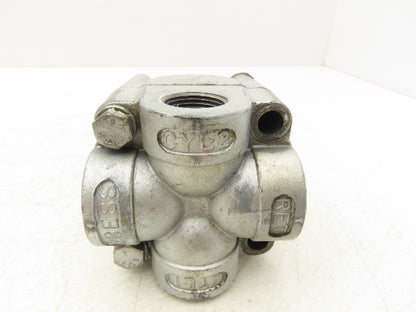 IMO Barksdale 6144R3HC3 Directional Control Valve High Pressure Side Porting