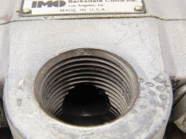 IMO Barksdale 6144R3HC3 Directional Control Valve High Pressure Side Porting
