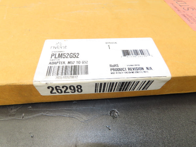 Hoffman Nvent PLM52G52 Easy Swap Air Conditioner Adaptor Plenum M52-G52 NEMA 12