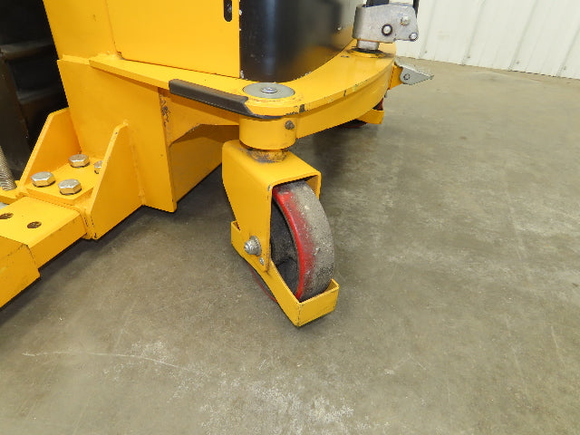 Uline H-2651 Straddle Pallet Stacker Forklift 2200 lb 63" 12V Lift Manual Push