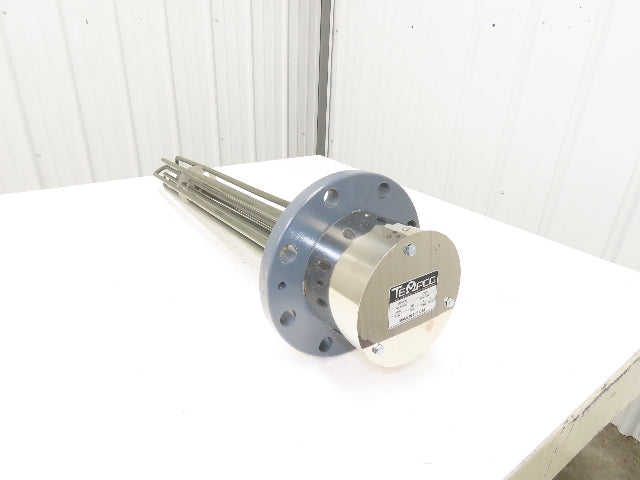 Tempco TFP02720 Flanged Immersion Heater 24kw 480V 3PH 33"Tubes 10"OD