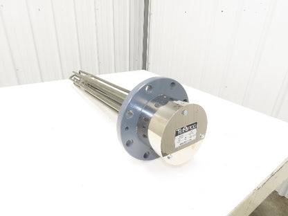Tempco TFP02720 Flanged Immersion Heater 24kw 480V 3PH 33"Tubes 10"OD