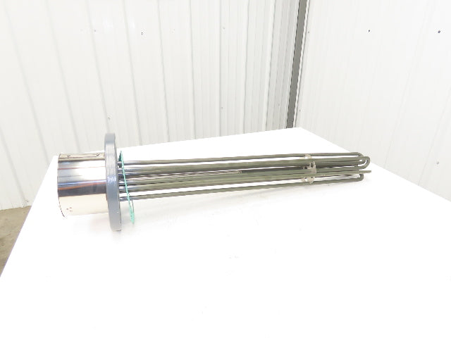 Tempco TFP02720 Flanged Immersion Heater 24kw 480V 3PH 33"Tubes 10"OD