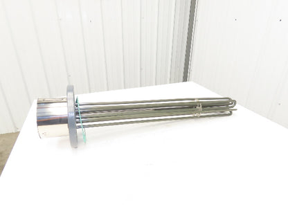 Tempco TFP02720 Flanged Immersion Heater 24kw 480V 3PH 33"Tubes 10"OD