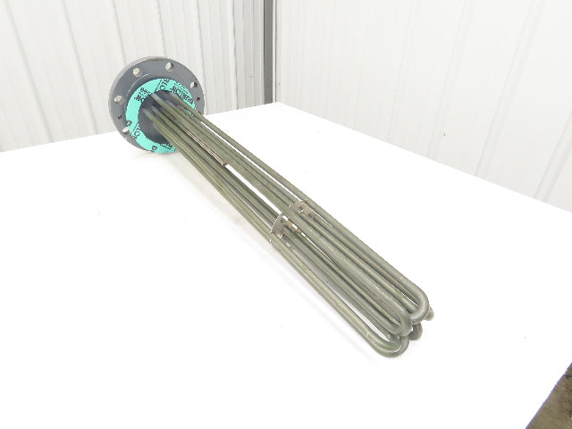 Tempco TFP02720 Flanged Immersion Heater 24kw 480V 3PH 33"Tubes 10"OD