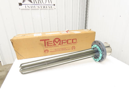 Tempco TFP02720 Flanged Immersion Heater 24kw 480V 3PH 33"Tubes 10"OD