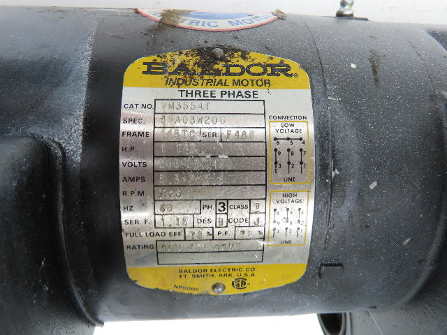Busch RC 0025-A005-1001 Rotary Vane Vacuum Pump 23.8CFM 20mBar 1.5Hp 230/460V