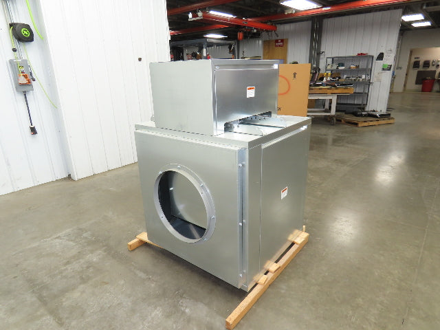 Greenheck BSQ Square Centrifugal Inline Fan 2Hp 230/460V 3Ph 7534 CFM