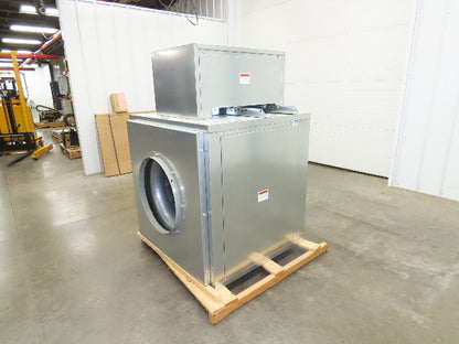 Greenheck BSQ Square Centrifugal Inline Fan 2Hp 230/460V 3Ph 7534 CFM