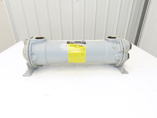 American Industrial AB-1002-C4-TP Shell & Tube Heat Exchanger 2-Pass 1.5"NPT