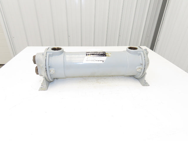 American Industrial AB-1002-C4-TP Shell & Tube Heat Exchanger 2-Pass 1.5"NPT
