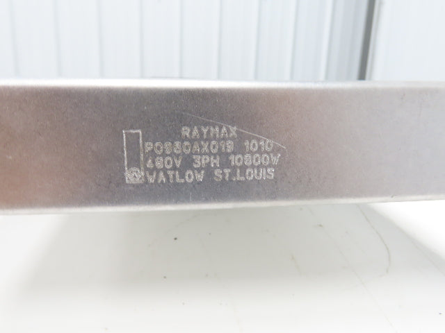 Watlow Raymax P0960AX019 Radiant Panel Heater 10800W 10.8kw 480V 3PH 9"W x 60"L
