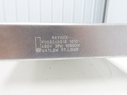 Watlow Raymax P0960AX019 Radiant Panel Heater 10800W 10.8kw 480V 3PH 9"W x 60"L
