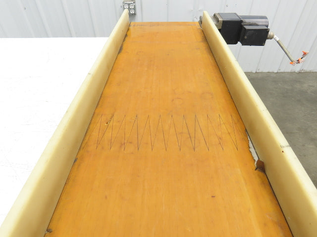 QC Industries 10"W x 47.5"L Low Profile Flat Belt Conveyor 250mm 115V 12FPM