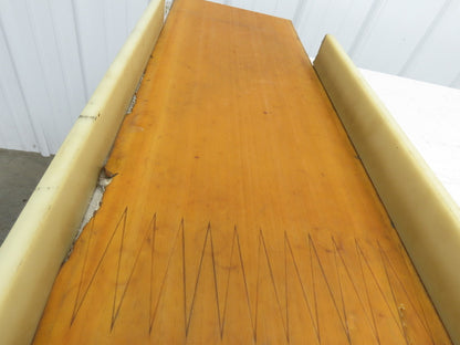 QC Industries 10"W x 47.5"L Low Profile Flat Belt Conveyor 250mm 115V 12FPM