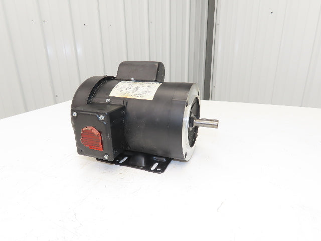 World Wide AC Motor 3/4Hp 1 Ph 1725 RPM 120/240 VAC 10.0/5.0 A 56C 5/8" Shaft