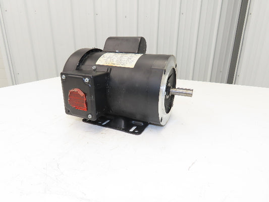 World Wide AC Motor 3/4Hp 1 Ph 1725 RPM 120/240 VAC 10.0/5.0 A 56C 5/8" Shaft