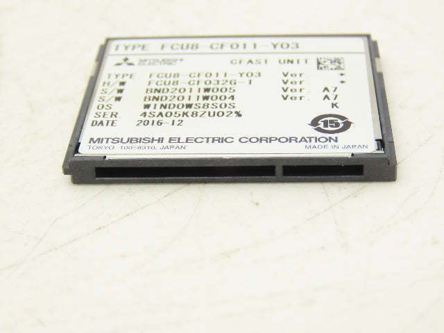 Mazak FCU8-CF011-Y03 Memory Card CFast Mazatrol SmoothX CNC For HMI PC Off I-800