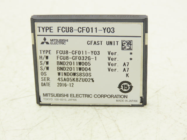 Mazak FCU8-CF011-Y03 Memory Card CFast Mazatrol SmoothX CNC For HMI PC Off I-800