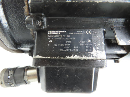 Brinkman ZS090090-MF+250 Immersion Coolant Pump 2Hp 3Ph 230/460VAC 30 GPM @88Ft