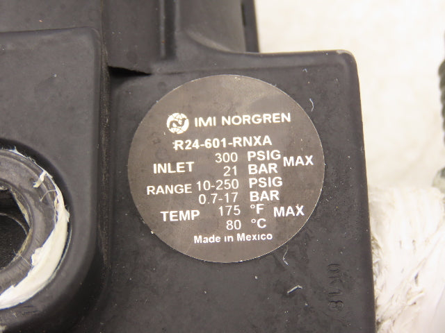 Norgren R24-601-RNXA Pilot Operated Air Pressure Regulator 250PSI 3/4" NPT Ports