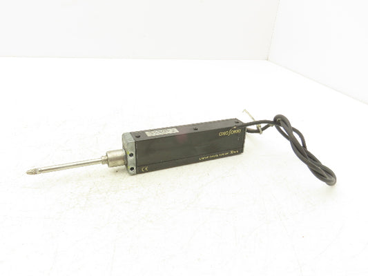 OnoSokki GS-1830A Linear Gauge Sensor Range .5" Measuring Force 6.1 ozf