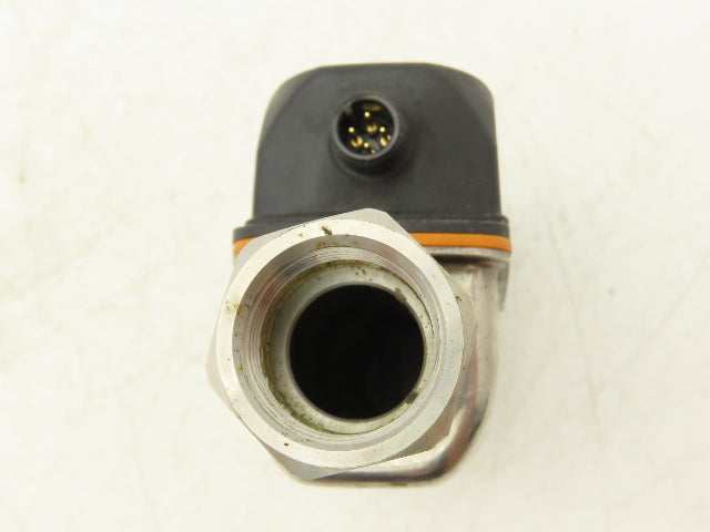 IFM SV7610 Vortex Flowmeter with Digital Display 1/2"FNPT 18-30VDC 1.3-26.4 GPM