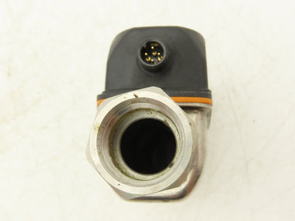 IFM SV7610 Vortex Flowmeter with Digital Display 1/2"FNPT 18-30VDC 1.3-26.4 GPM