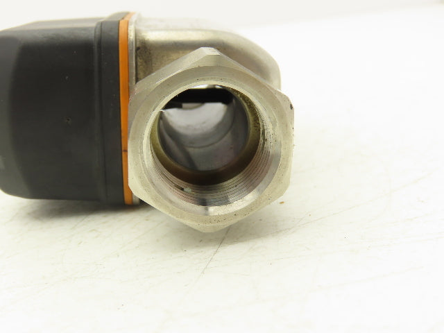 IFM SV7610 Vortex Flowmeter with Digital Display 1/2"FNPT 18-30VDC 1.3-26.4 GPM