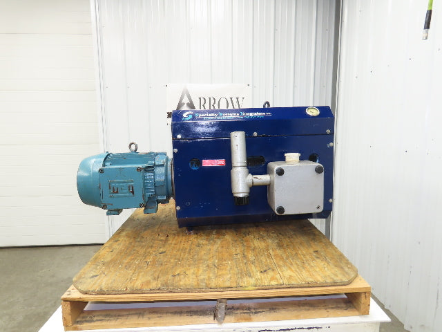 Specialty Systems Integrators Rotary Vane Vacuum Pump 15Hp 3520RPM 230/460V 3Ph
