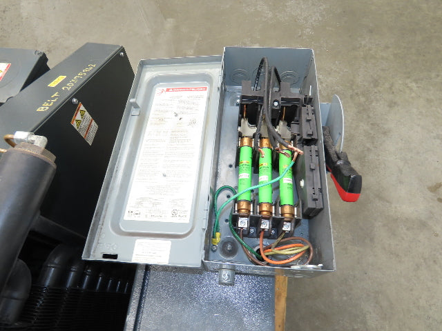 Kaeser N253 Reciprocating Air Compressor Booster Pump 650PSI 94CFM 15hp 2223h