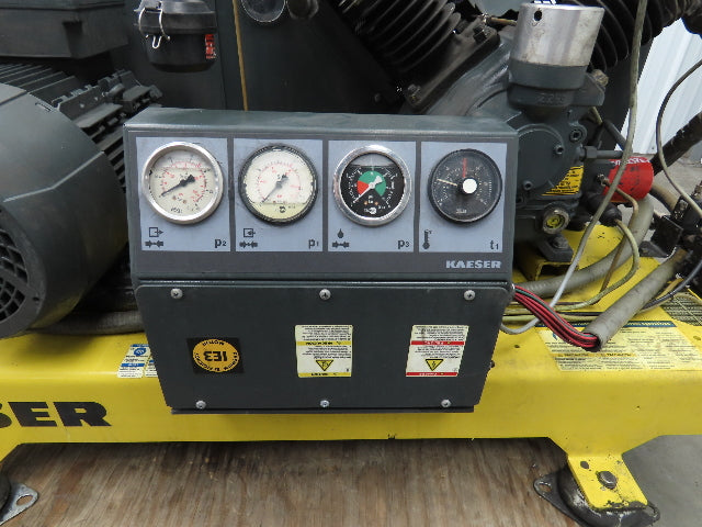 Kaeser N253 Reciprocating Air Compressor Booster Pump 650PSI 94CFM 15hp 2223h