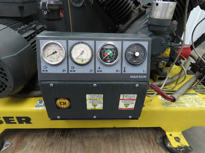 Kaeser N253 Reciprocating Air Compressor Booster Pump 650PSI 94CFM 15hp 2223h