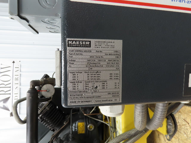 Kaeser N253 Reciprocating Air Compressor Booster Pump 650PSI 94CFM 15hp 5679h