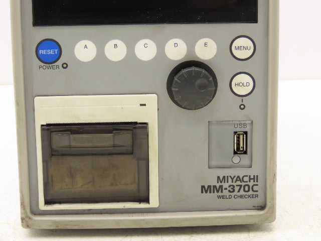 Miyachi MM-370C Welding Power Supply Weld Monitor Checker & Welcard 100-240 VAC